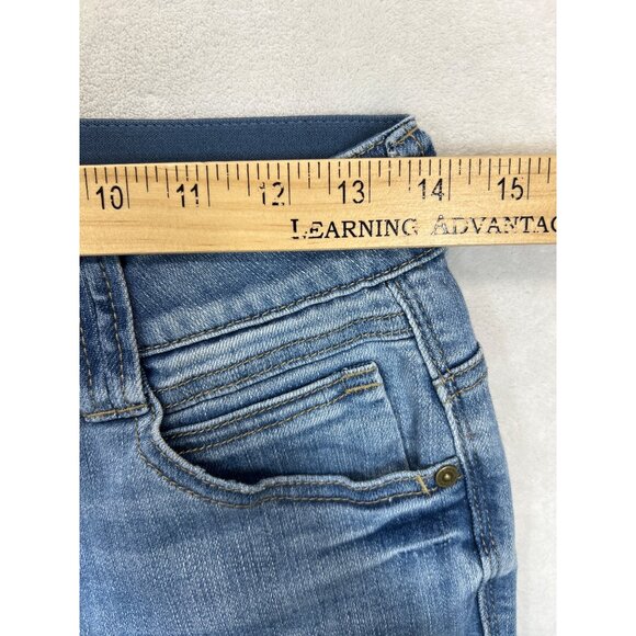 Democracy Jeans‎ Womens 2 Blue Denim Ab Technology Straight Stretch - Picture 6 of 9